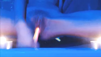 tinybekka vulgar thing stretches vaginal hole