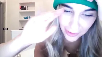 scout  black haired passion sucks dildo