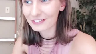 ella_xo  busty bitch in stockings gently fingering pussy