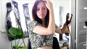 maeveminx  gorgeous lady caresses big boobs