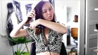 maeveminx  gorgeous lady caresses big boobs