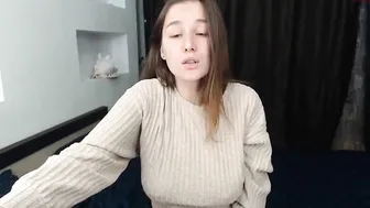 kiranightlyxo  busty bitch caresses shaved cunt