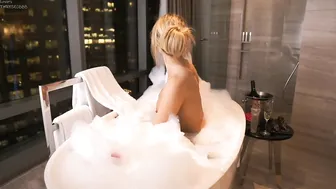 lace888 charming girl plays with two toys