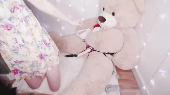 TheBlushingNun  fucks herself in pink dildo