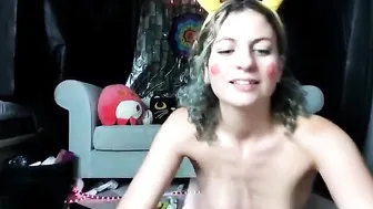 spicenova  hot brunette girl passionately jerks off her cunt