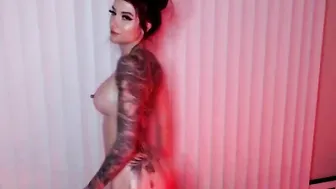 kasarawood  slutty schoolgirl shows her boobs