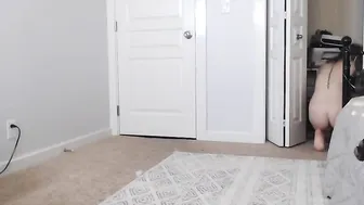 annbrooke  dark haired bitch caresses vaginal opening