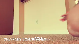 Karmen karma manyvids babe in stockings passionately masturbating cunt