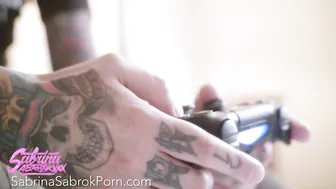 Sabrina Sabrok manyvids shy babe pulls shaved pussy