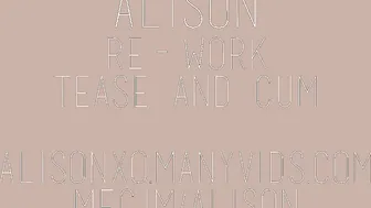 AlisonXo manyvids myfreecams 23.10.2019