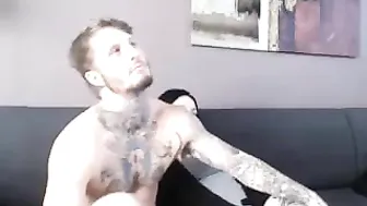 tatgoddess caresses pussy through panties