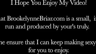 Brookelynne Briars manyvids blissful babe gently jerks pussy