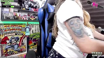 Yesikasaenz manyvids big tit dick fucks pussy