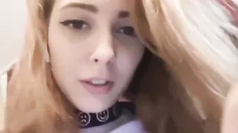 TreshGirls busty young lady erotically posing in a dress