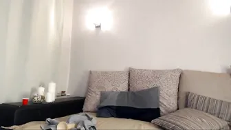 Coverme graceful devil with her palm rubs her vagina