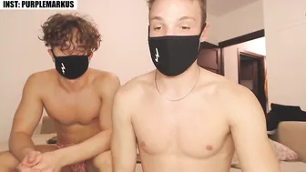 Purple_Gang imposing mare jerks off both holes