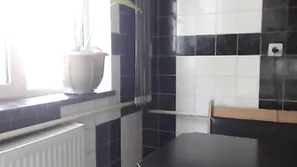 Dreaml1fe lustful bitch jumps on a dildo