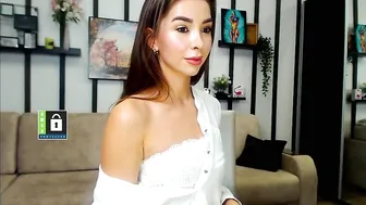 LollyurVirgin sexy chick caresses pussy