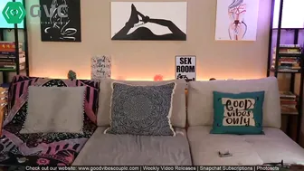 goodvibescouple shrew priestess passionately caresses pussy