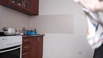 Molly-Mae harsh woman caresses her breasts