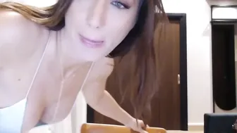 cristinabella beautiful passion gently masturbates pussy