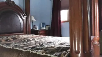 Victoria Raye red-haired bitch excites beautiful legs