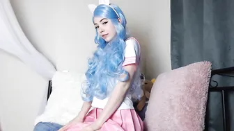 lilcanadiangirl adorable bitch caresses big tits