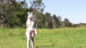 ASMR Cherry Crush wonderful blonde striking ass on the spot