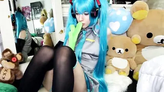 Lana Rain charming babe caresses tits