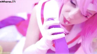 Lana Rain desired bitch naughty with sex toy