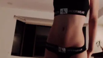 becca____ twirling nipples on big boobs