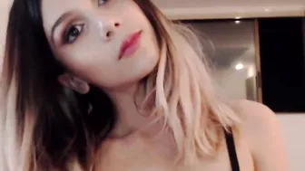 becca____ twirling nipples on big boobs