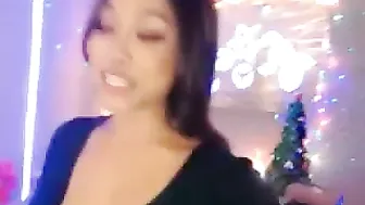 sincityvee busty bitch caresses nipples