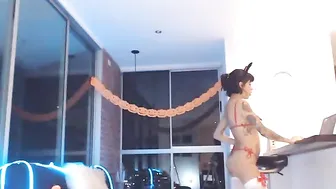 mariewana little maiden fucks herself dildo