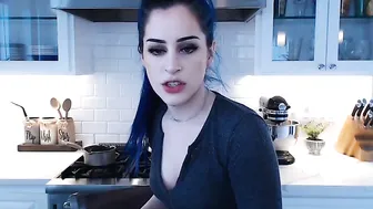 kati3kat bitch in uniform touches nipples