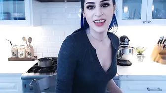 kati3kat bitch in uniform touches nipples