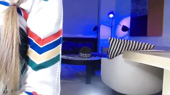 alexis fucked blonde anus in front of webcam