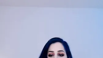 kati3kat elegant hottie caresses the cap and shows the chest