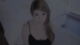 BuniBun cute hottie sucks rubber dick