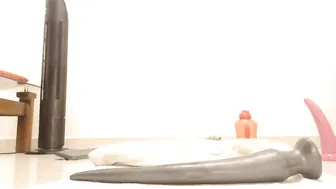 anal__girl_1 cute baby fucks herself with black dildo fingers