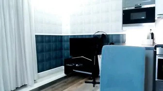 litlle_flowers maid saddled dildo