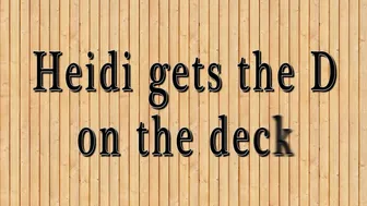 HeidiWow manyvids Heidi gets the D on the deck