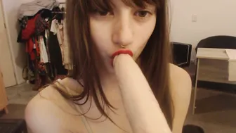MissAlice_94 ManyVids Dirty Talking Lipstick Deepthroat