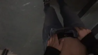 ChloeNight ManyVids pov stairs public fingering