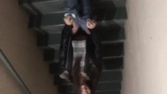 ChloeNight ManyVids pov stairs public fingering