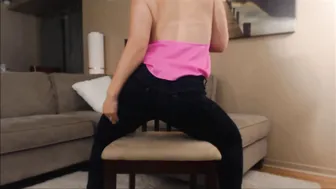 MissBehavin26 ManyVids Cum in jeans jeans fetish joi