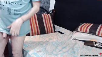 coffeeblackmore hot brunette girl gently masturbates cunt