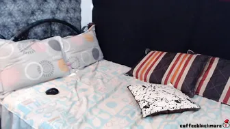 coffeeblackmore hot brunette girl gently masturbates cunt