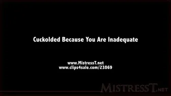 clips4sale Mistress T - cuckolded because you are inadaquate 720p