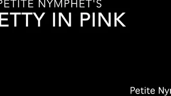 Petite Nymphet pretty in pink